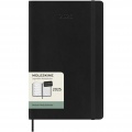 Moleskine Softcover 12 Monate Wochenkalender L – Deutsch, Durchgehend schwarz