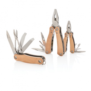 Logotrade Geschäftsgeschenke das Foto: Holz Mini-Multitool