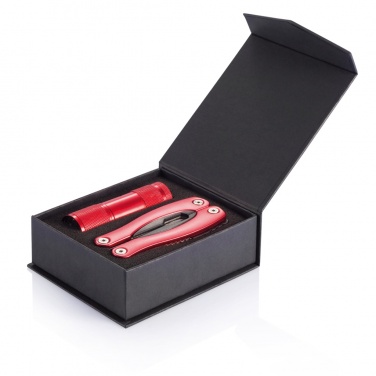 Logotrade Werbegeschenke das Foto: Multitool und Taschenlampen Set