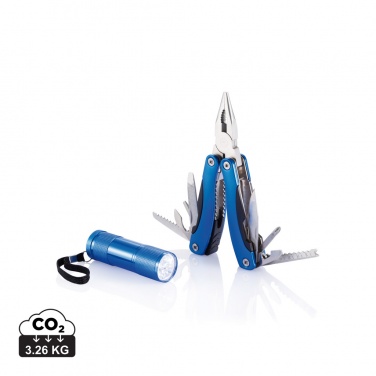 : Multitool und Taschenlampen Set