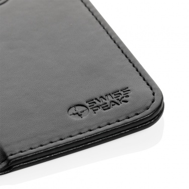 Logotrade Firmengeschenke das Foto: Swiss Peak RCS recyceltes 10W Wireless-Charging PU Mauspad