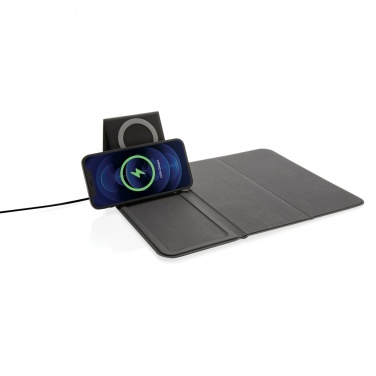 Logotrade Firmengeschenke das Foto: Artic magnetischer 10W Wireless Charging Smartphonehalter