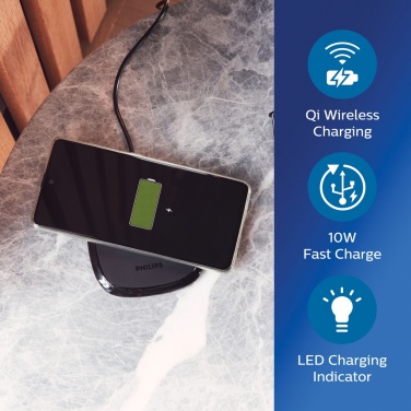 Logotrade Werbegeschenke das Foto: Philips 10W Qi Wireless-Charger