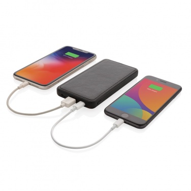 Logotrade Werbeartikel das Foto: Tusca 10.000 mAh PU Powerbank