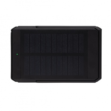 Logotrade Werbegeschenke das Foto: Skywave 5000mah Solar Powerbank, 10W Wireless aus rPlastik