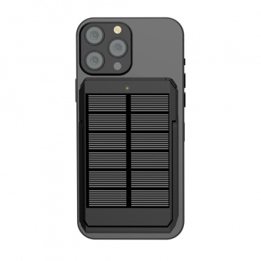 Logotrade werbemittel das Foto: Skywave 5000mah Solar Powerbank, 10W Wireless aus rPlastik