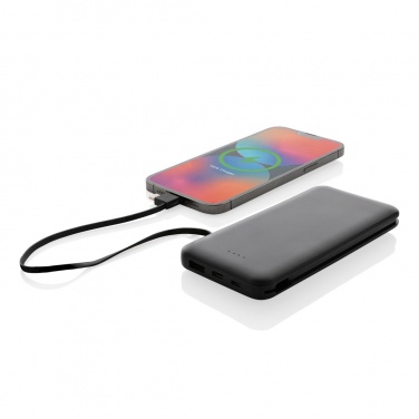 Logotrade Firmengeschenke das Foto: Lockhart 10.000mAh Powerbank aus RCS Kunststoff