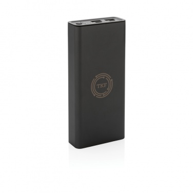 Logotrade Firmengeschenke das Foto: Terra 20.000mAh 20W Powerbank aus RCS recyceltem Aluminium