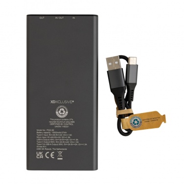 : Terra RCS recycelte 18W-Aluminium-Powerbank 10.000mAh