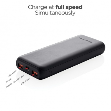 Logotrade Werbeartikel das Foto: Urban Vitamin Pasadena 20.000mAh 18W PD Powerbank