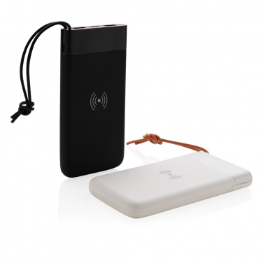 Logotrade Firmengeschenke das Foto: Aria 8.000 mAh 5W Wireless Charging Powerbank