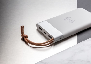 Logotrade Werbeartikel das Foto: Aria 8.000 mAh 5W Wireless Charging Powerbank