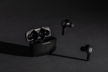 Logotrade Firmengeschenke das Foto: Swiss Peak TWS ANC Earbuds