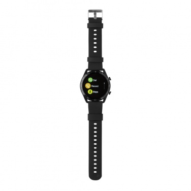 Logotrade Firmengeschenke das Foto: Runde Fit Watch aus RCS recyceltem TPU