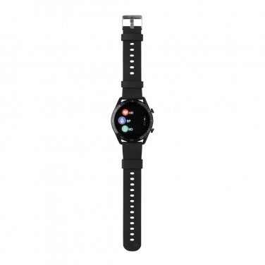 Logotrade Logogeschenke das Foto: Runde Fit Watch aus RCS recyceltem TPU