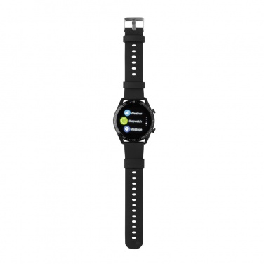 Logotrade Werbegeschenke das Foto: Runde Fit Watch aus RCS recyceltem TPU