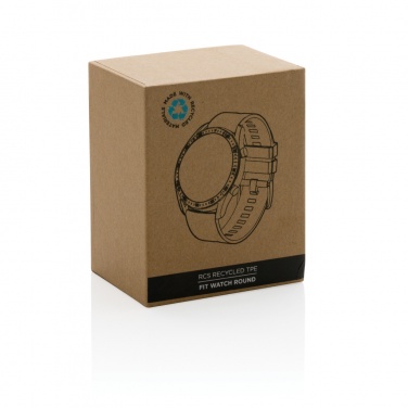 Logotrade Firmengeschenke das Foto: Runde Fit Watch aus RCS recyceltem TPU