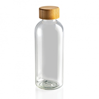 : RCS rPET Flasche mit Bambus-Deckel