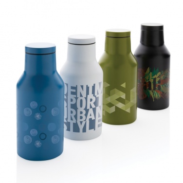 Logotrade Werbeartikel das Foto: RCS recycelte Stainless Steel Kompakt-Flasche