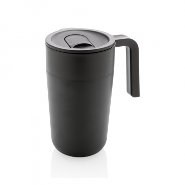 : GRS recycelte PP und Stainless Steel Tasse mit Griff