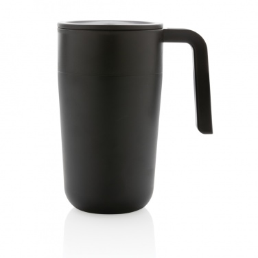 : GRS recycelte PP und Stainless Steel Tasse mit Griff