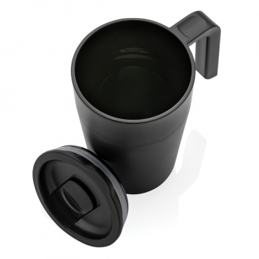 : GRS recycelte PP und Stainless Steel Tasse mit Griff