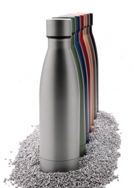 Logotrade Werbeartikel das Foto: RCS recycelte Stainless Steel Solid Vakuum-Flasche