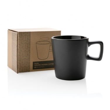 Logotrade werbemittel das Foto: Moderne Keramik Kaffeetasse, 300ml