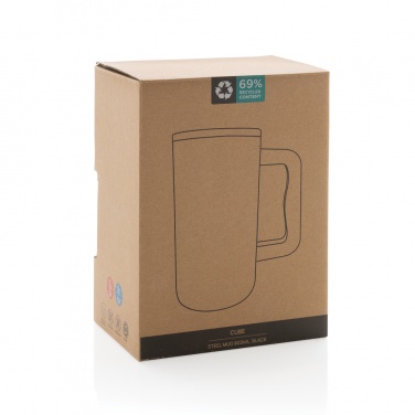 : Cube Becher aus RCS recyceltem Stahl 800ml