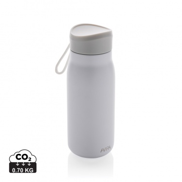 Logotrade Logogeschenke das Foto: Avira Ain 150ml Reiseflasche aus RCS rec. Stainless-Steel