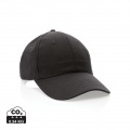 Impact 6 Panel Kappe aus 190gr rCotton mit AWARE™ Tracer, Schwarz