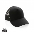 Impact AWARE™ 190gr Brushed rCotton 5 Panel Trucker-Cap, Schwarz