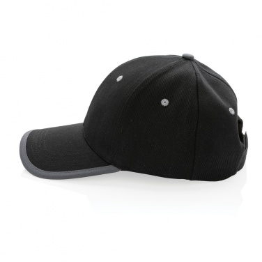 Logotrade Werbeartikel das Foto: Impact AWARE™ 280gr Brushed rCotton 6 Panel Kontrast-Cap