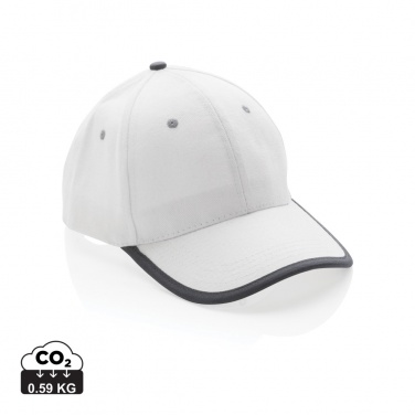 Logotrade Werbeartikel das Foto: Impact AWARE™ 280gr Brushed rCotton 6 Panel Kontrast-Cap