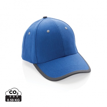 Logotrade Firmengeschenke das Foto: Impact AWARE™ 280gr Brushed rCotton 6 Panel Kontrast-Cap