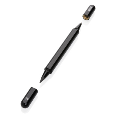 Logotrade werbemittel das Foto: Swiss Peak Storm Dual-Tip-Pen aus RCS recyceltem Aluminum