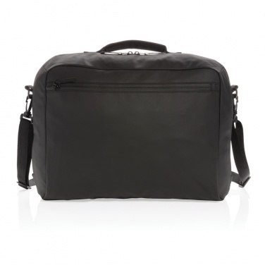 Logotrade Logogeschenke das Foto: Fashion schwarze 15,6" Laptoptasche, PVC-frei