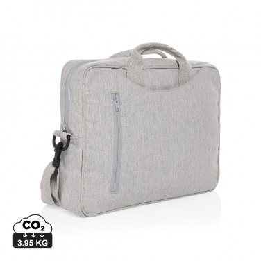 Logotrade Werbeartikel das Foto: Laluka AWARE™ 15.4" Laptop-Tasche aus recycelter Baumwolle