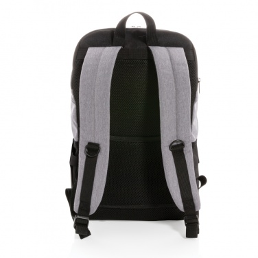 : Moderner 15.6" USB & RFID Laptop-Rucksack, PVC-frei