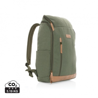 : Impact AWARE™ 16 oz. r recyceltem canvas 15" Laptop-Rucksack