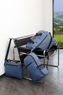 Logotrade Werbeartikel das Foto: Modischer Duo Tone Rucksack, PVC-frei