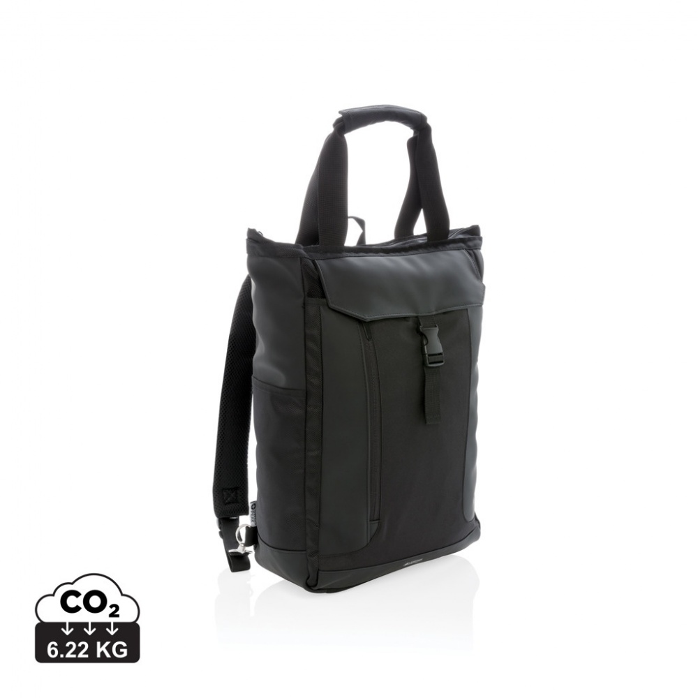 Logotrade Werbeartikel das Foto: Swiss Peak RFID 15" Laptop-Trage-Tasche PVC-frei