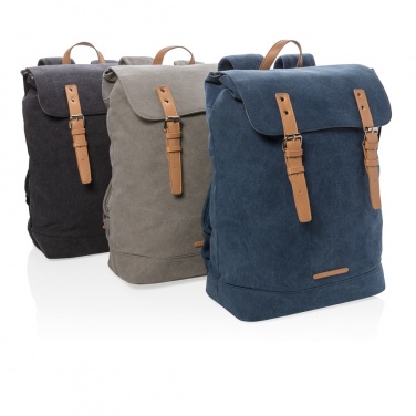 Logotrade werbemittel das Foto: Canvas Laptop-Rucksack, PVC-frei