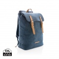 Canvas Laptop-Rucksack, PVC-frei, Blau