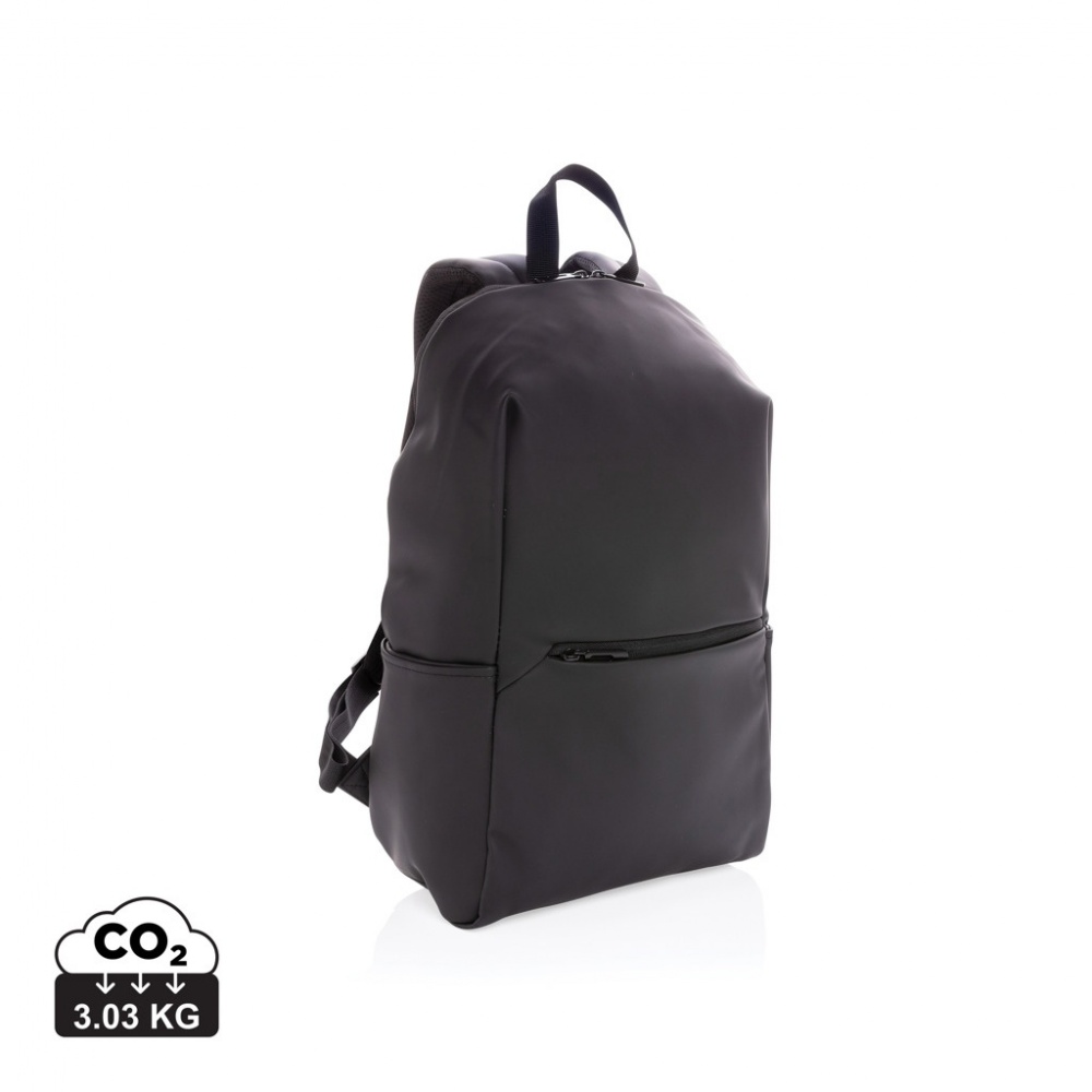 Logotrade Firmengeschenke das Foto: Schicker PU 15.6" Laptop-Rucksack