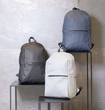 Logotrade Werbeartikel das Foto: Schicker PU 15.6" Laptop-Rucksack