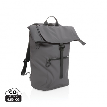 Logotrade Werbeartikel das Foto: Impact AWARE™ RPET wasserabweisender 15.6" Laptop-Rucksack