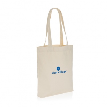 Logotrade Firmengeschenke das Foto: Impact Aware™ 285g/m² ungefärbte rCanvas-Tragetasche