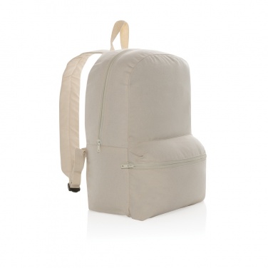 Logotrade Firmengeschenke das Foto: Impact Aware™ 285g/m² rCanvas-Rucksack, ungefärbt