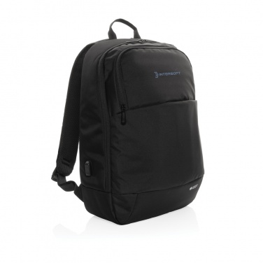 Logotrade Werbeartikel das Foto: Swiss Peak AWARE™ moderner 15,6" Laptop-Rucksack